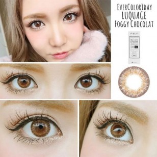 (EL1003)EverColor 1day LUQUAGE FoggyChocolat 10片裝